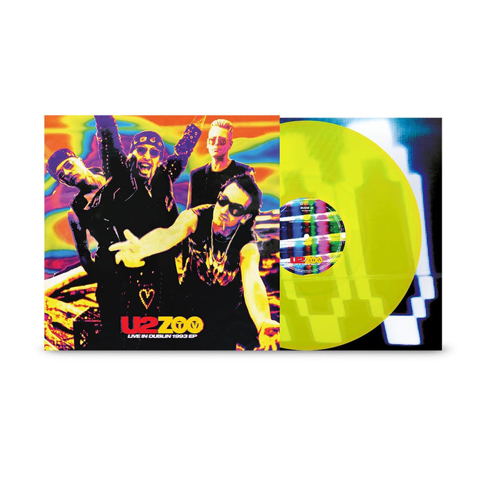 U2 - ZOO TV Live In Dublin 1993 EP Neon Yellow Vinyl EP