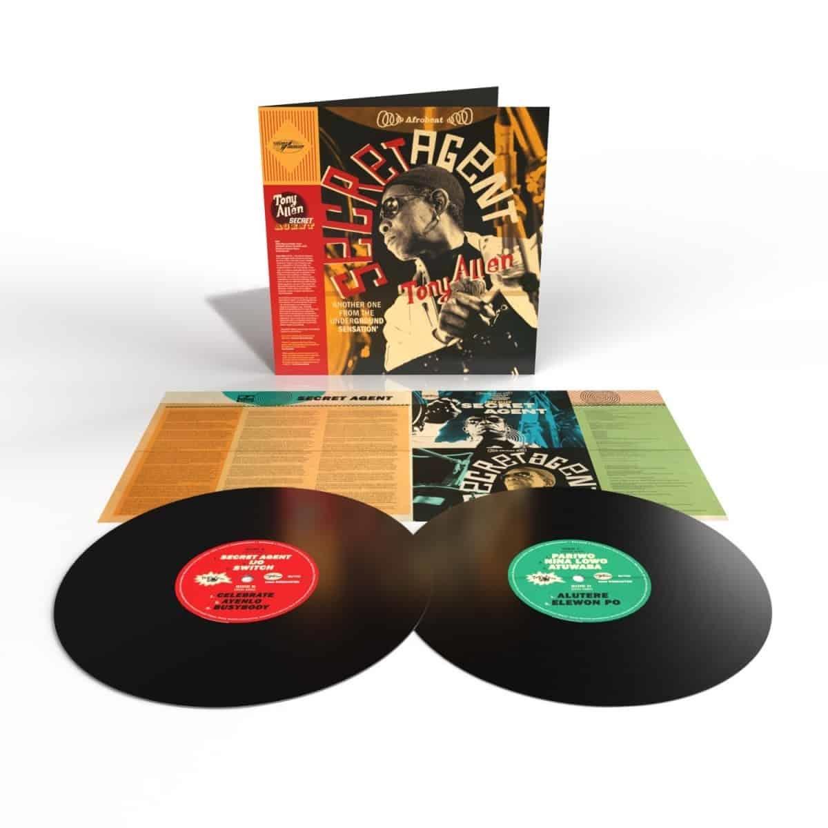 Tony Allen - Secret Agent 2x 180G Black Vinyl LP 2022 Reissue