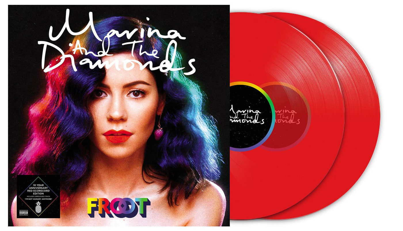 Marina and The Diamonds - Froot 10 Year Anniversary Edition 2x Red EcoRecord Vinyl LP