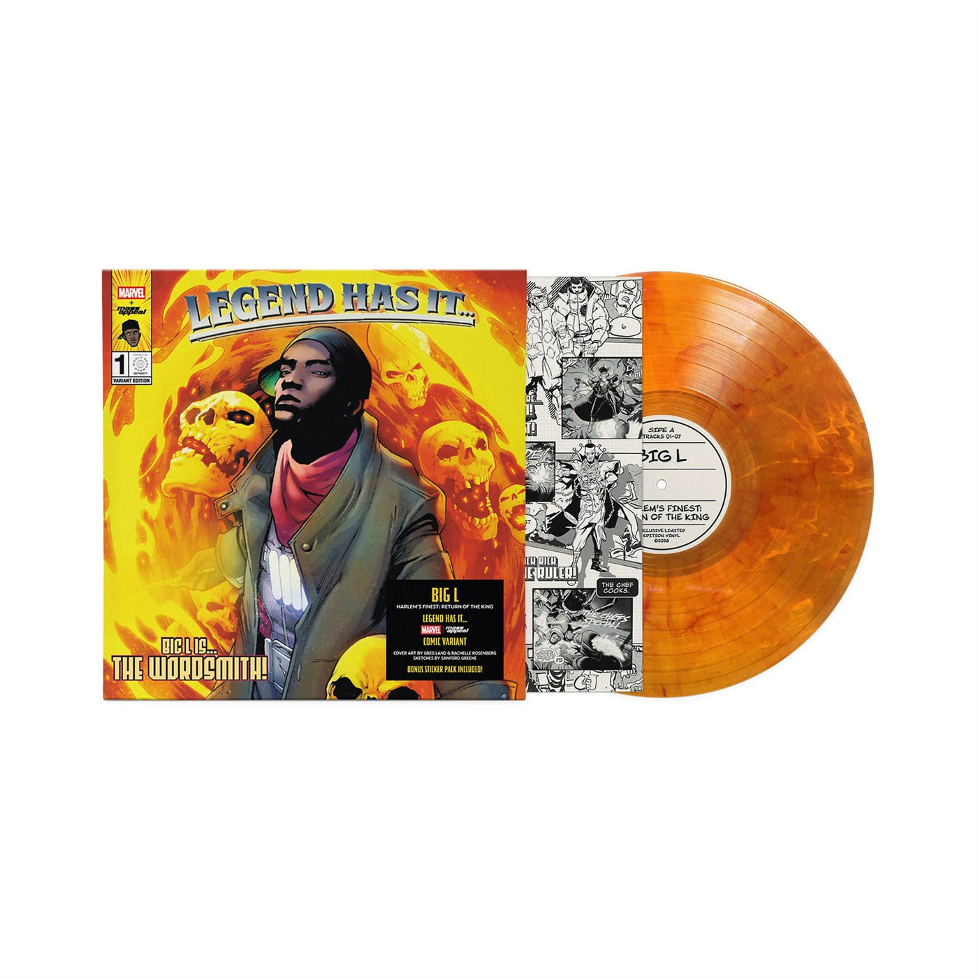 Big L - Harlem's Finest: Return Of The King Marvel Edition Firestorm Vinyl LP Reissue