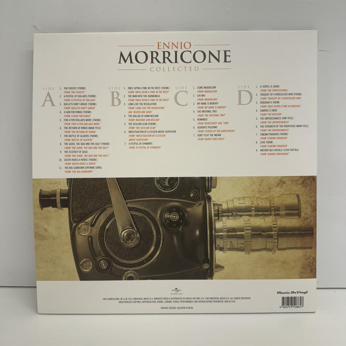 Ennio Morricone Collected - Ennio Morricone Limited Edition 2x 180G Vinyl LP