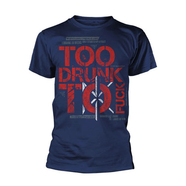 Dead Kennedys - Too Drunk To Fuck (Navy) T-Shirt