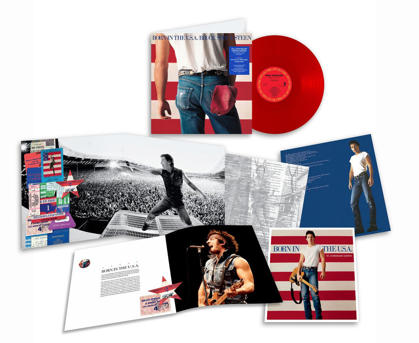 Bruce Springsteen - Born in the USA 40th Anniversary Edition Translucent Red Vinyl LP