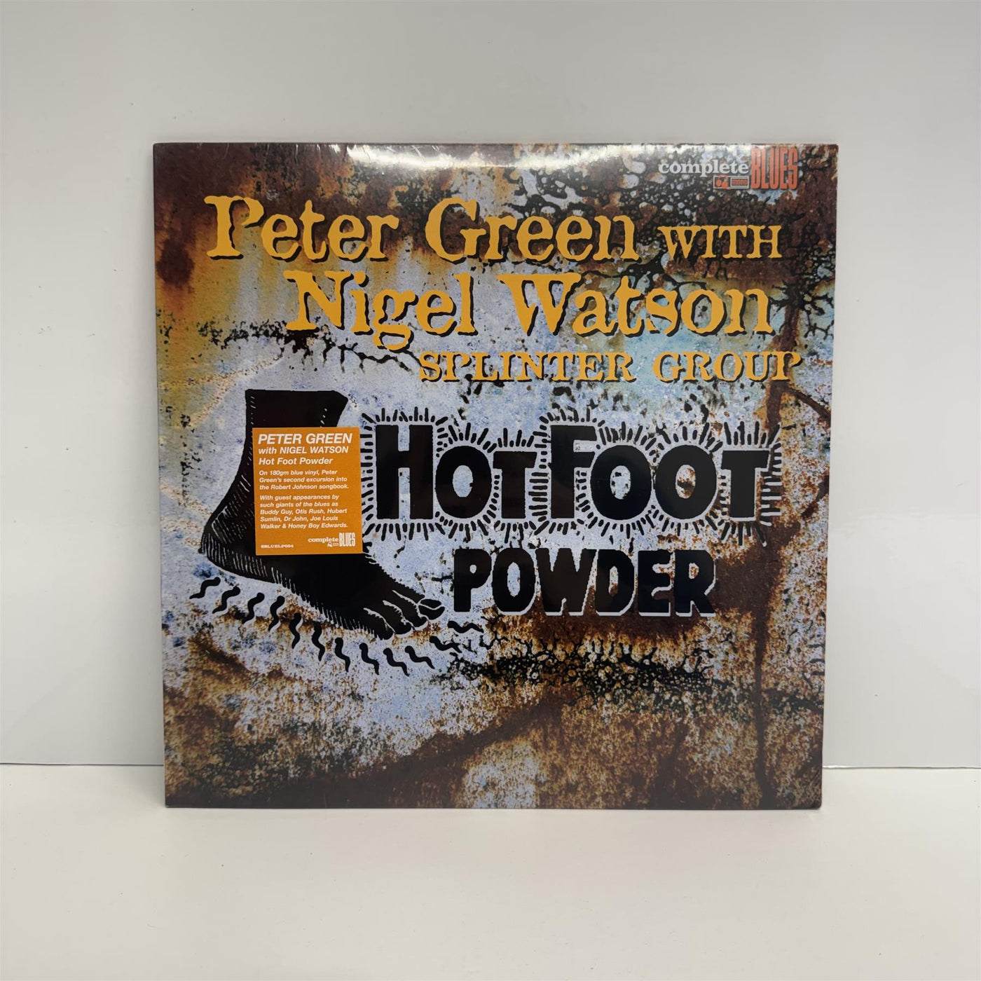 Peter Green With Nigel Watson, Splinter Group - Hot Foot Powder Limited Blue Vinyl LP
