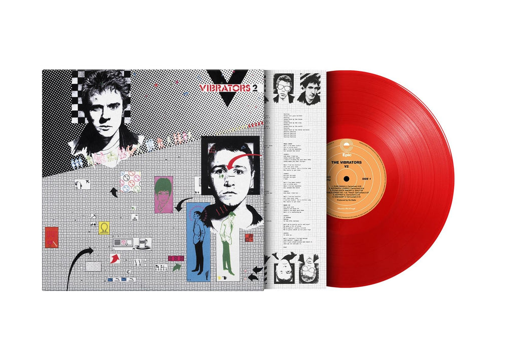 Vibrators - V2 Limited Edition 180G Translucent Red Vinyl LP Reissue