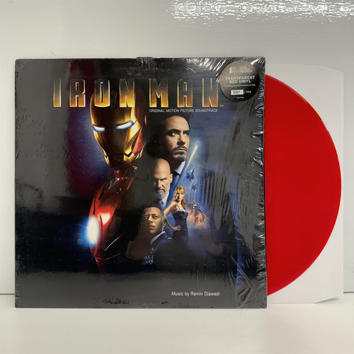 Iron Man (Original Motion Picture Soundtrack) - Ramin Djawadi Limited Edition Transparent Red Vinyl LP