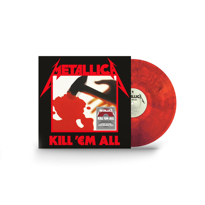Metallica - Kill'em All 180G Jump In The Fire Engine Red Vinyl LP Reissue