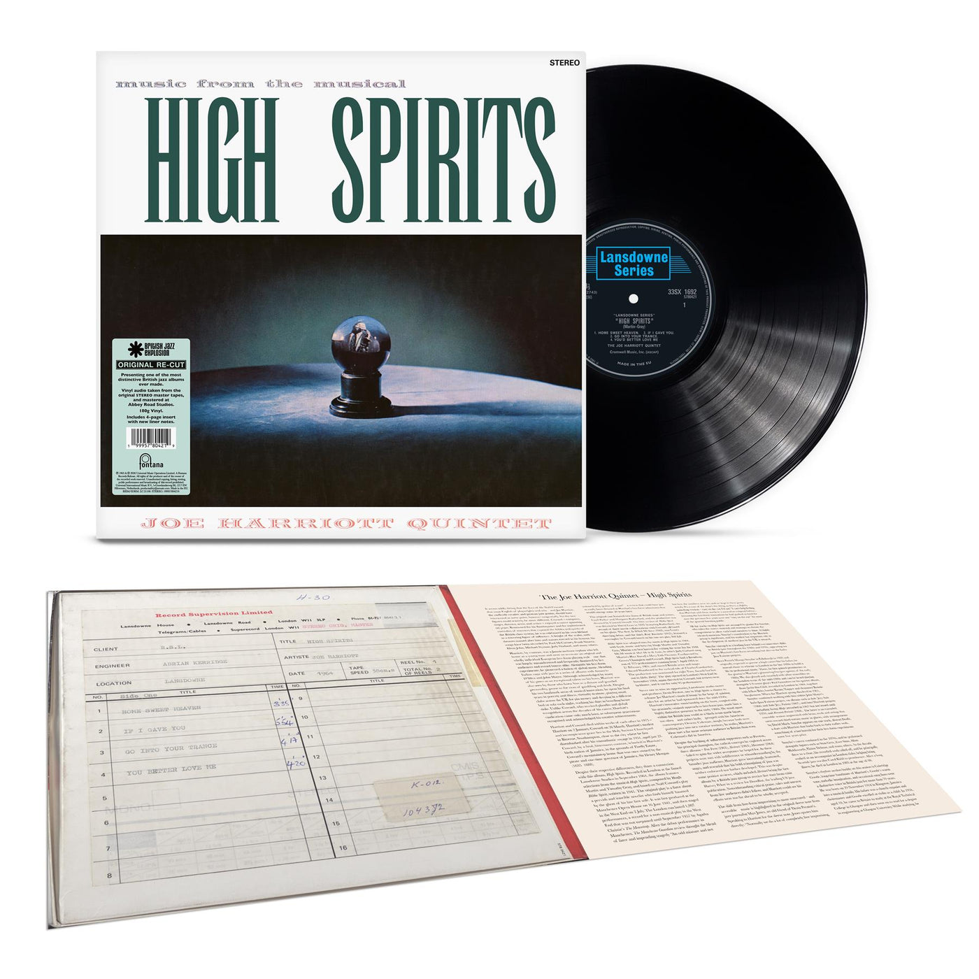 The Joe Harriott Quintet - High Spirits (British Jazz Explosion) 180G Vinyl LP Reissue