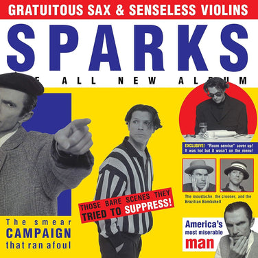 Sparks - Gratuitous Sax & Senseless Violins Vinyl LP Reissue