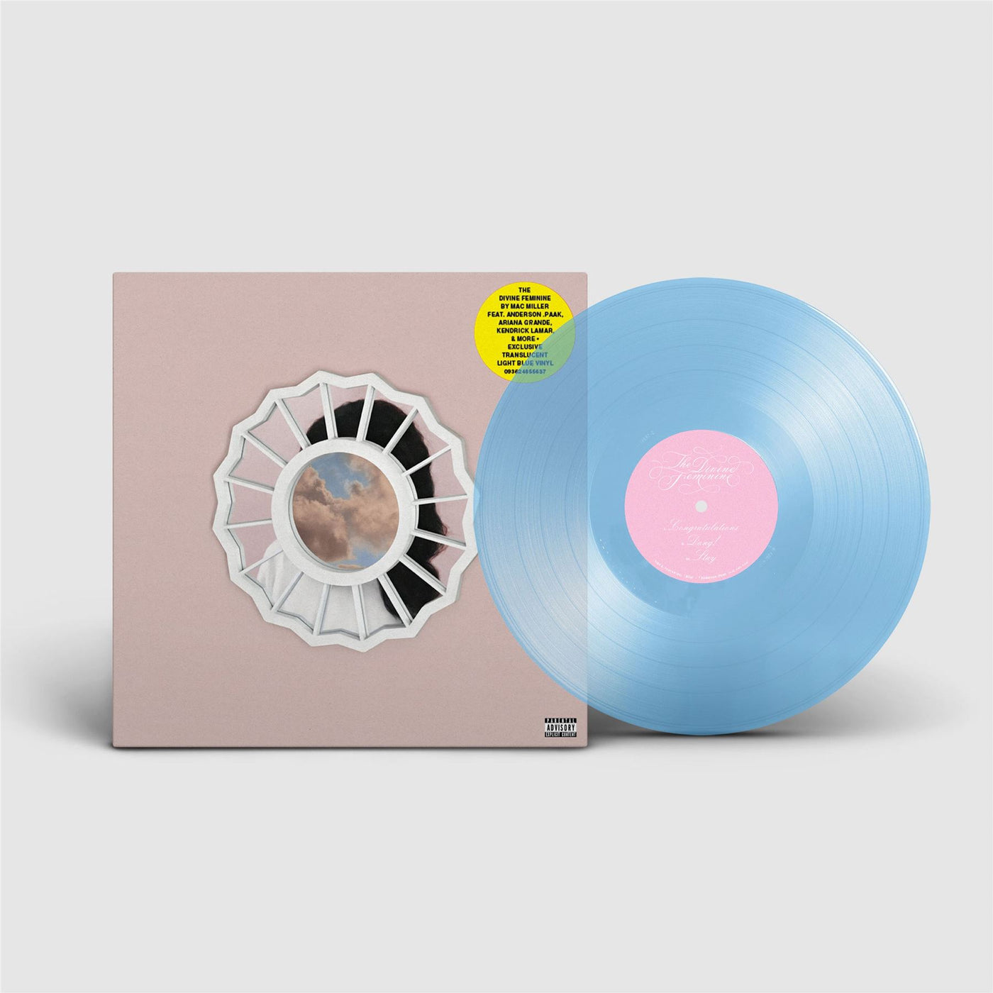 Mac Miller - The Divine Feminine Limited Edition 2x Transparent Light Blue Vinyl LP