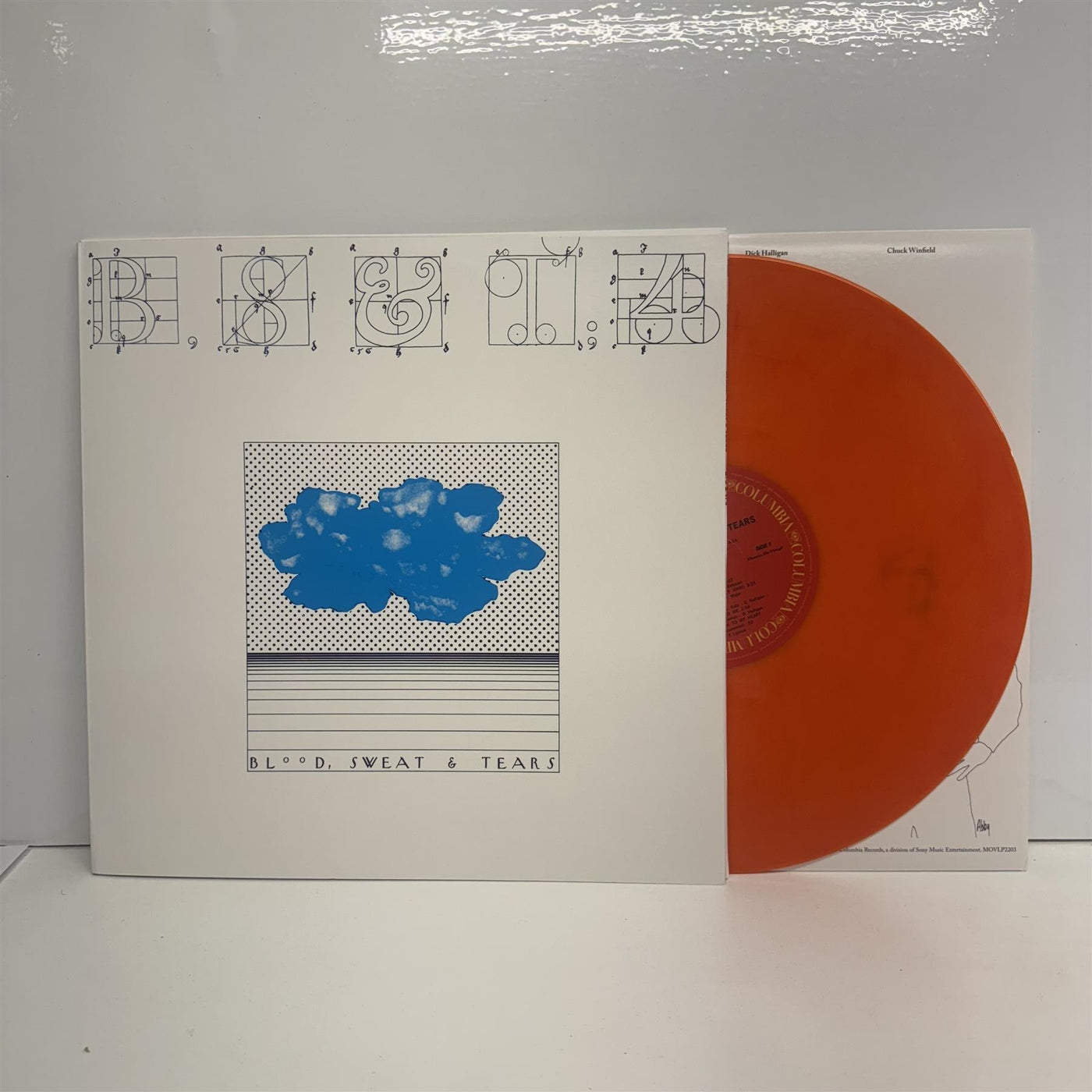 Blood, Sweat & Tears - B, S & T; 4 Limited Numbered Flame Coloured Vinyl LP Reissue