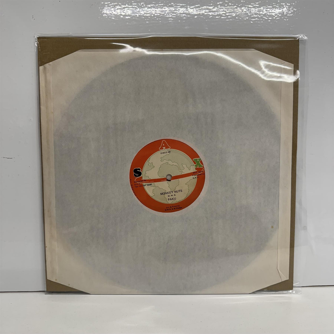 Paku - Monkey Nuts 12" Vinyl Single