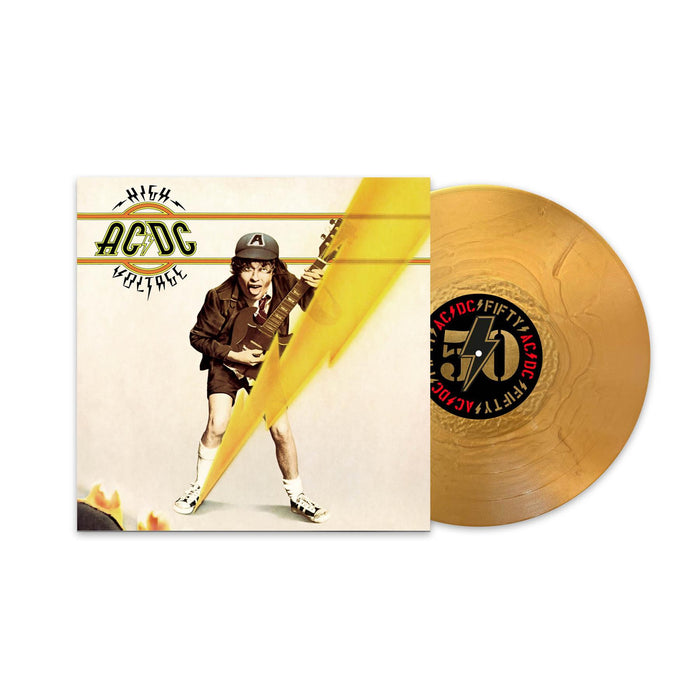 AC/DC - High Voltage 50th Anniversary Gold Vinyl LP Reissue