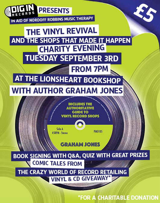 In Store Charity Event Ticket - The Vinyl Revival and the Shops That Made It Happen Evening - 3rd September 2024