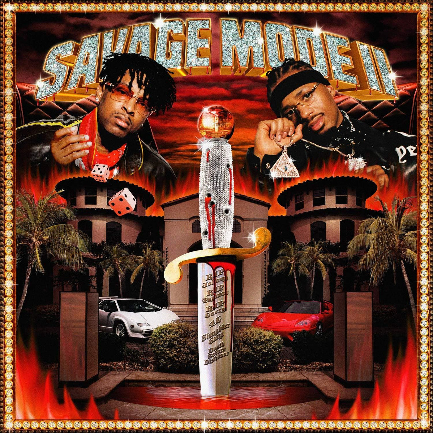 21 Savage & Metro Boomin - Savage Mode II Translucent Red Vinyl LP