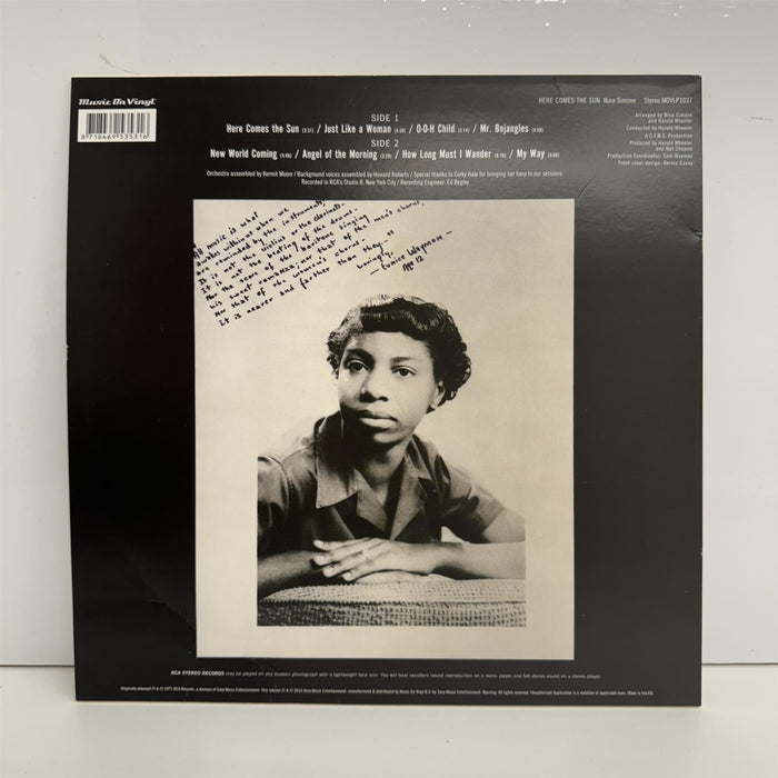 Nina Simone - Here Comes The Sun 180G Vinyl LP