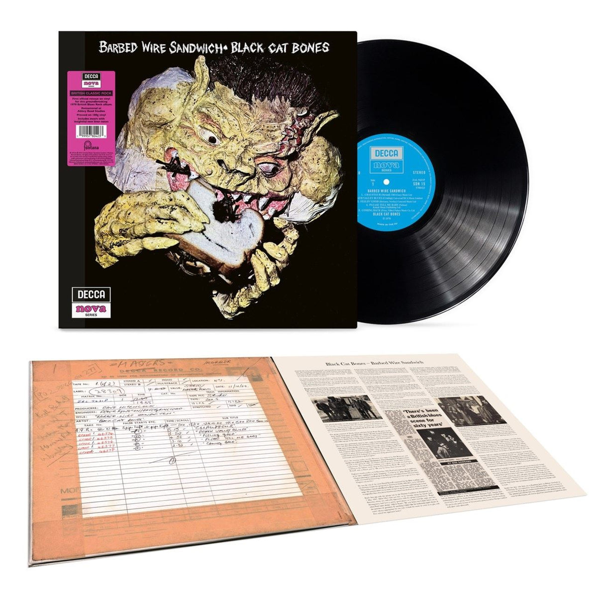 Black Cat Bones - Barbed Wire Sandwich 180G Vinyl LP Remastered