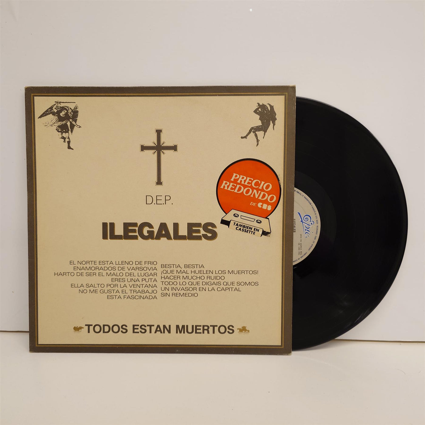 Ilegales - Todos Están Muertos Vinyl LP Reissue