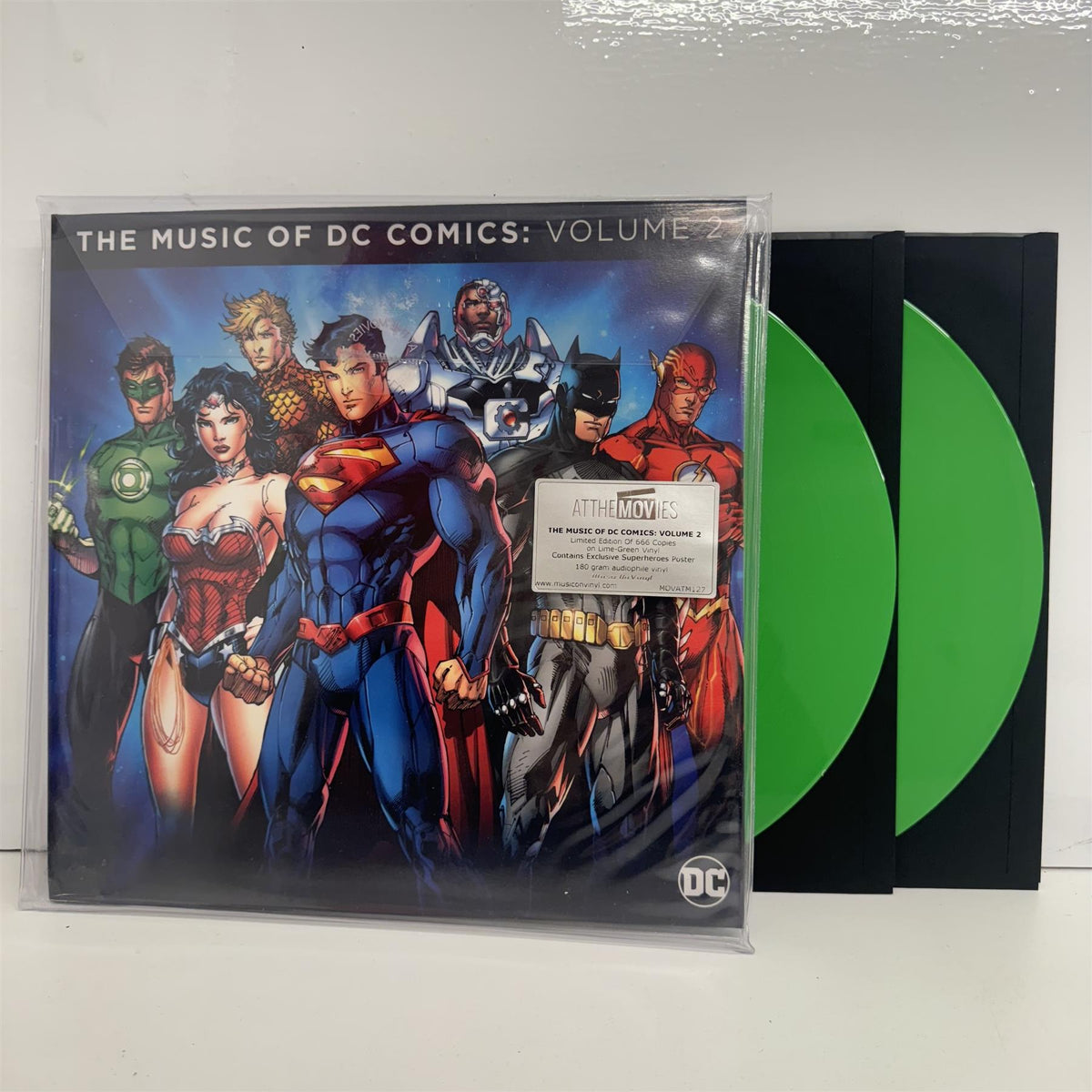 The Music Of DC Comics: Volume 2 - V/A Limited Edition 2x Lime Green ...