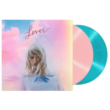 Taylor Swift - Lover 2x Baby Pink/Light Blue Vinyl LP