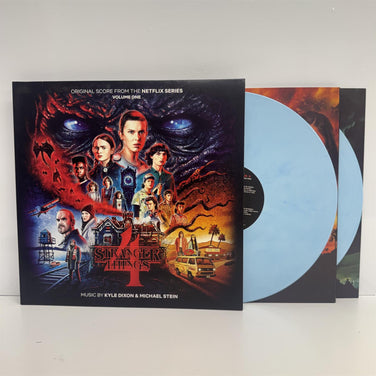 Stranger Things 4 (Original Score From The Netflix Series - Volume One) - Kyle Dixon & Michael Stein 2x Ice Blue Marble Vinyl LP