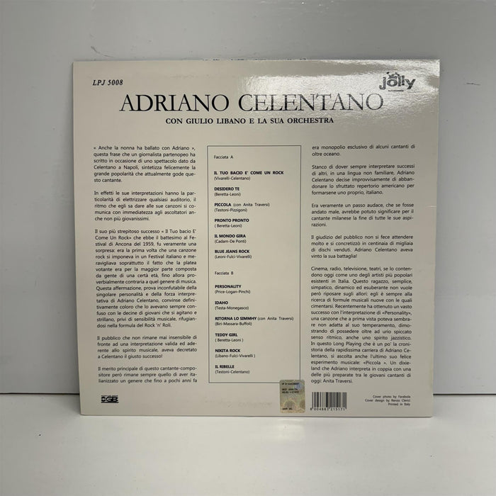 Adriano Celentano - Il Tuo Bacio E' Come Un Rock 180G Vinyl LP
