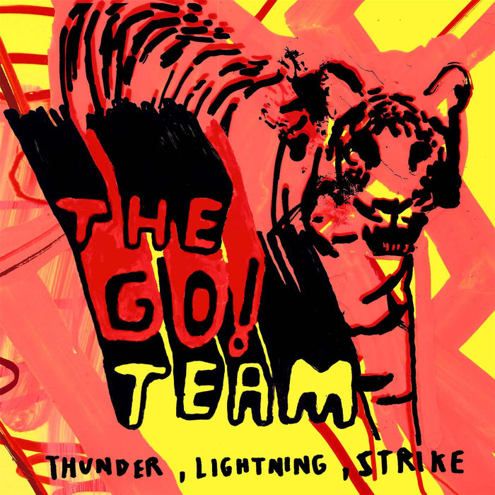 The Go! Team - Thunder, Lightning, Strike Translucent Red Vinyl LP Reissue + CD