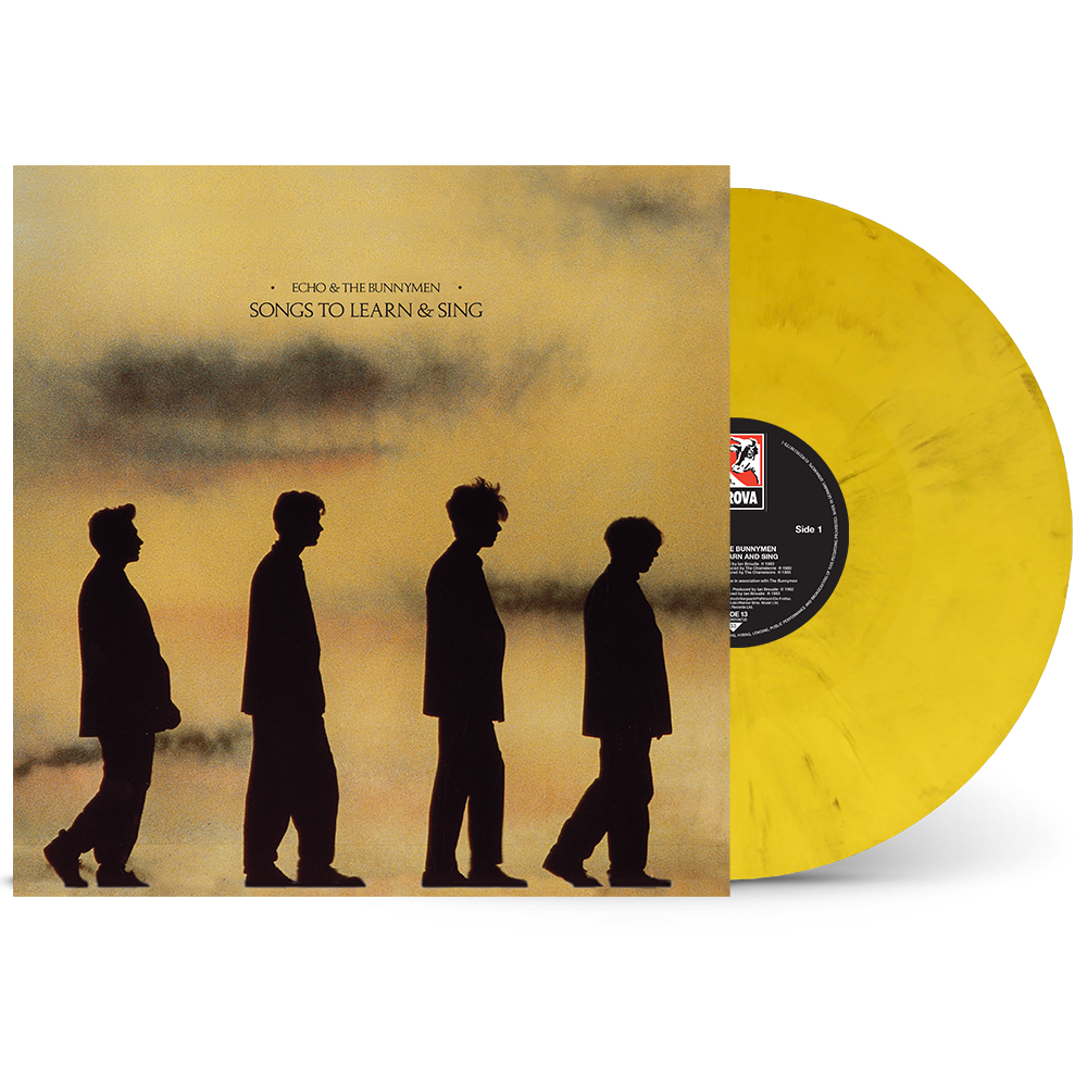 Echo & The Bunnymen - Songs To Learn & Sing Yellow & Black Marble Vinyl LP Reissue