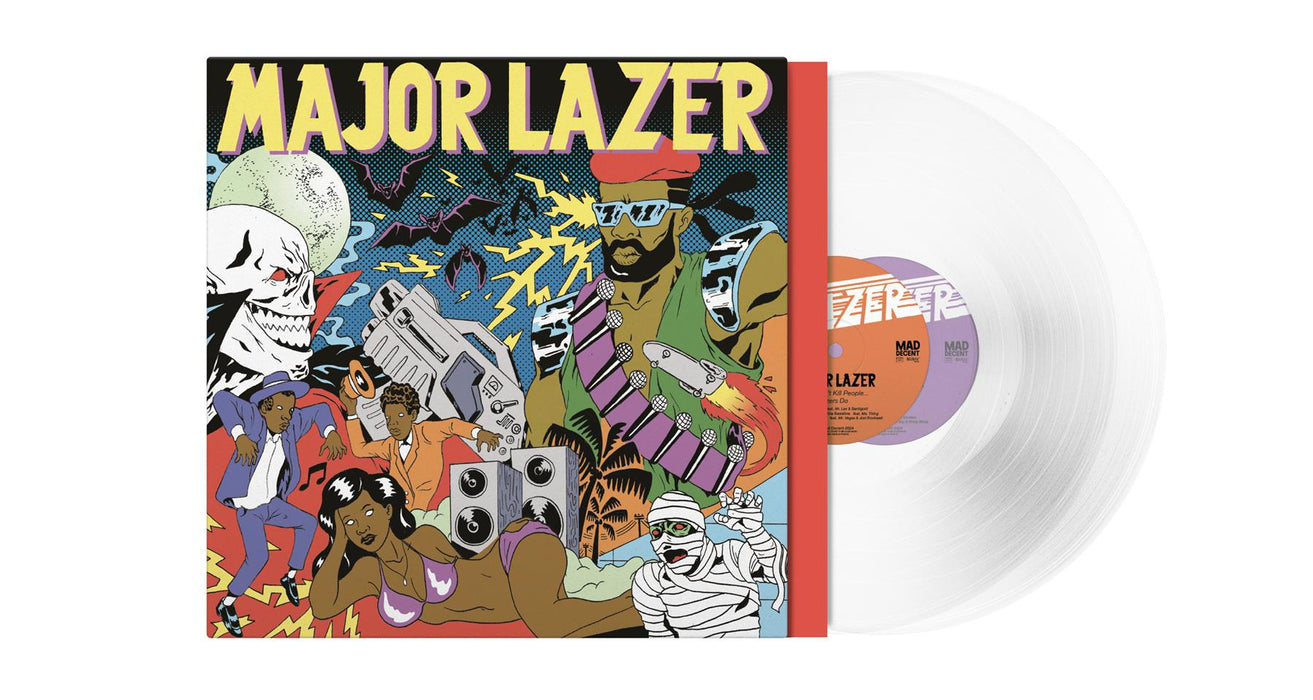 Major Lazer - Guns Don't Kill People... Lazers Do 15th Anniversary Edition 2x Crystal Clear Vinyl LP