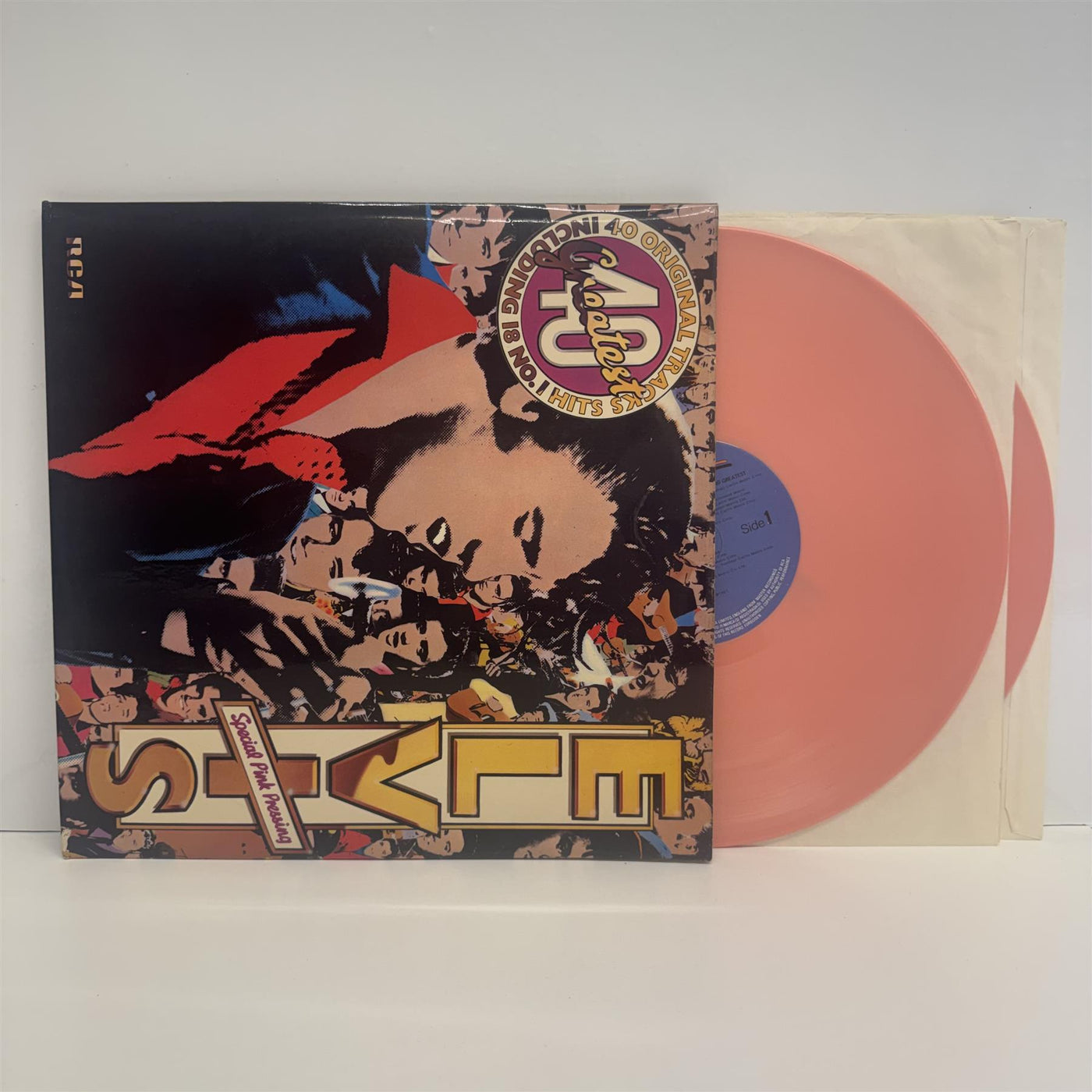 Elvis Presley - Elvis's 40 Greatest 2x Pink Vinyl LP