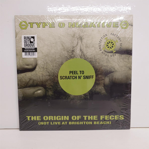 Type O Negative - The Origin Of The Feces (Not Live At Brighton Beach) 2x Green With Black Marble Vinyl LP