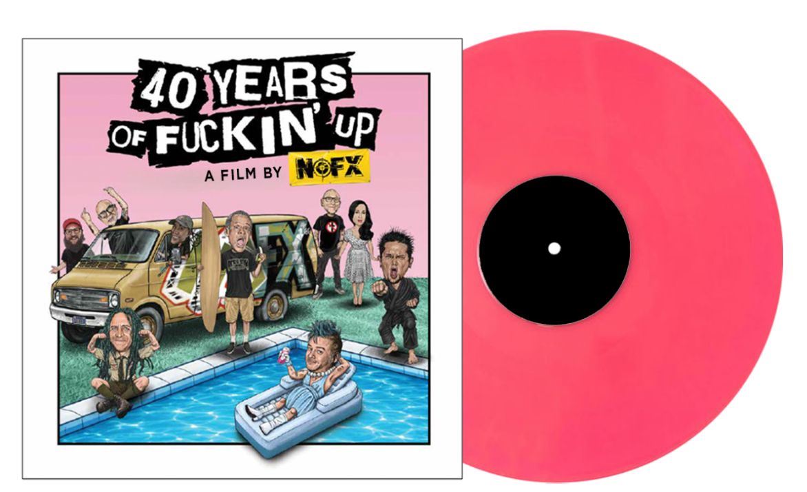 NOFX - 40 Years of Fuckin' Up: Soundtrack Pink Vinyl LP