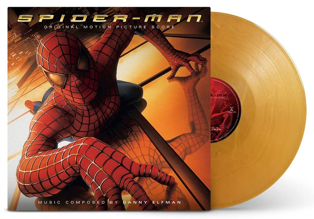 Spider-Man (Original Motion Picture Score) - Danny Elfman Limited Edition 180G Gold Vinyl LP Reissue