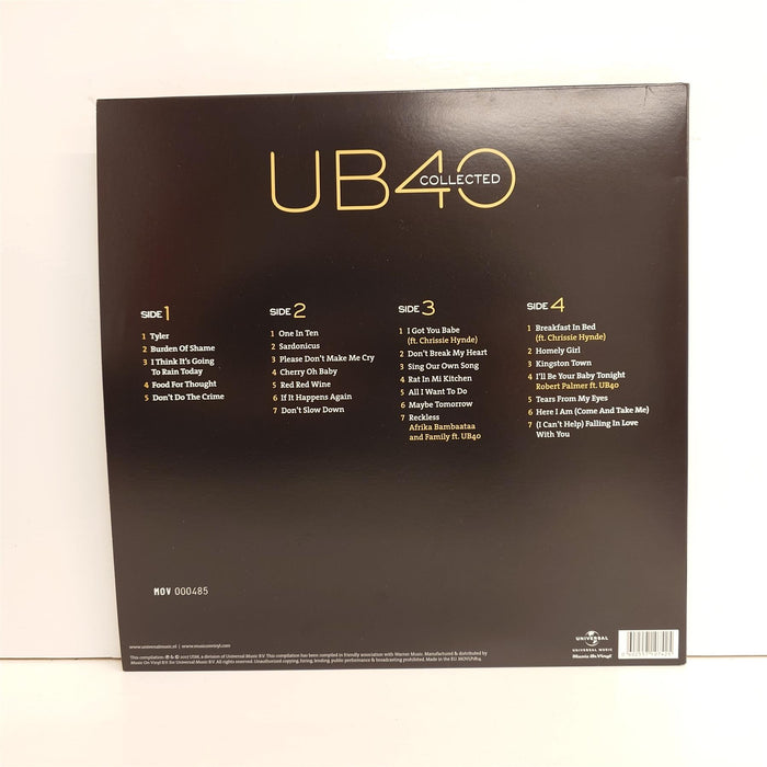 UB40 - Collected Limited Edition 2x 180G Clear Vinyl LP