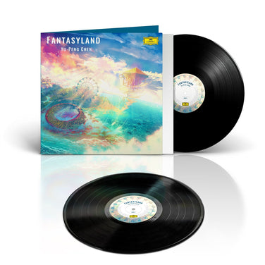 Yu-Peng Chen ‘Fantasyland’—dreamy oceanic cover on Deutsche Grammophon with two black vinyl records