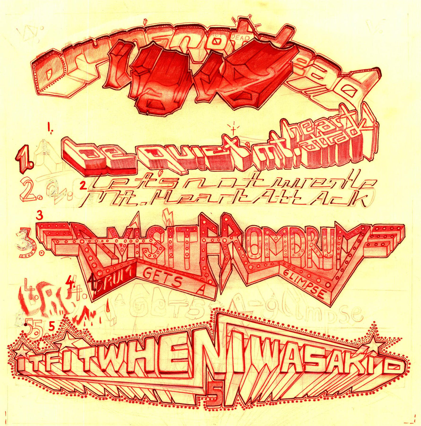 Liars - Drum's Not Dead Recycled Coloured Vinyl LP Reissue