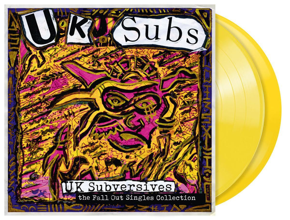 UK Subs - UK Subversives (Fall Out singles collection) RSD 2024 2x Transparent Yellow Vinyl LP