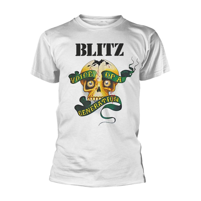 Blitz - Voice Of A Generation (White) T-Shirt