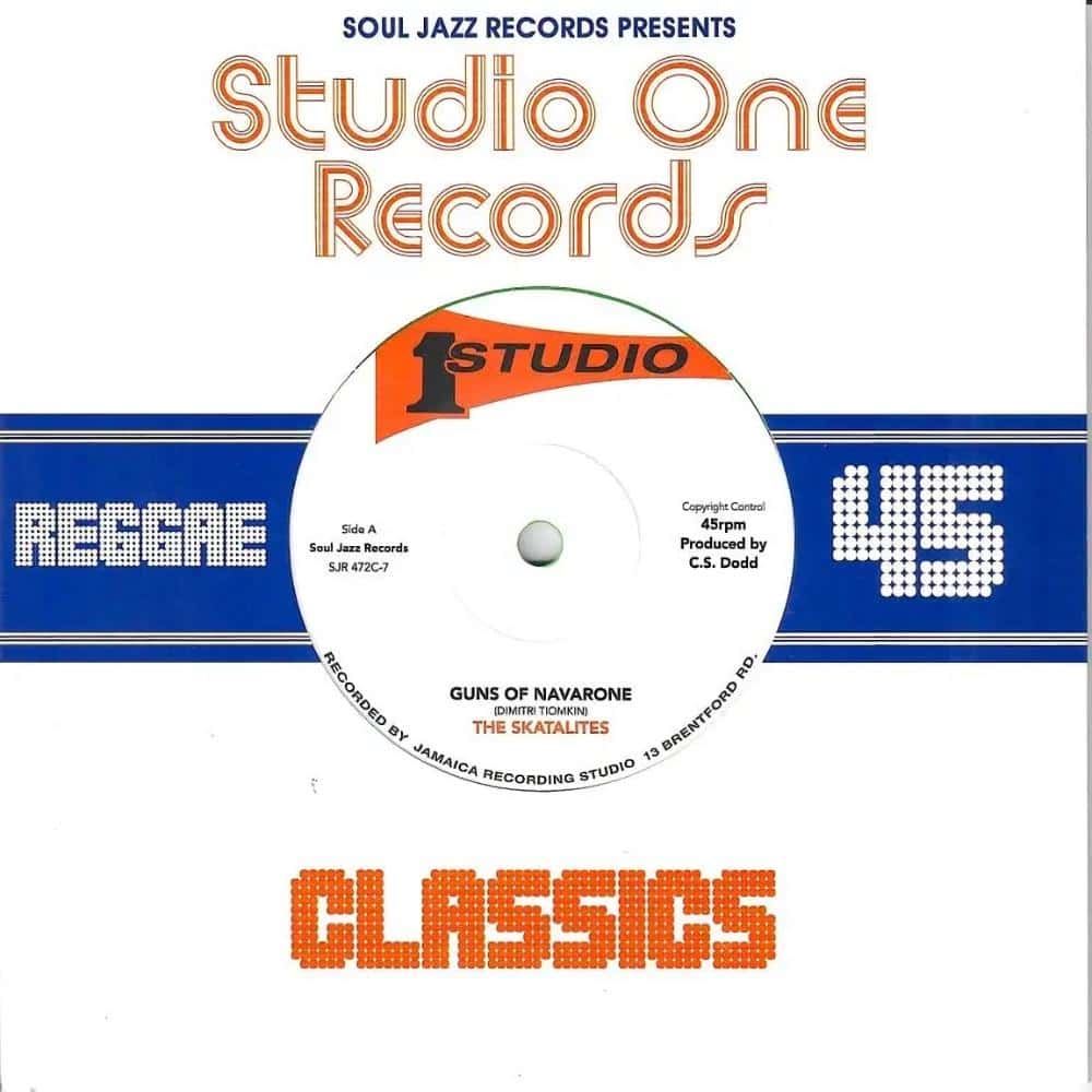 The Skatalites - Guns Of Navarone / Marcus Garvey 7" Green Vinyl Single Reissue