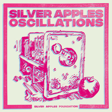 Silver Apples - Oscillations Studio Mix / The Edge of Wonder (Andrew Weatherall Remix) 12" Frosted Clear & Clear Purple Vinyl Single + SA Logo Slipmat