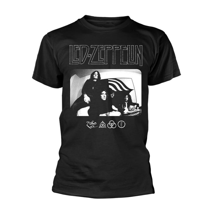 Led Zeppelin - Icon Logo Photo T-Shirt