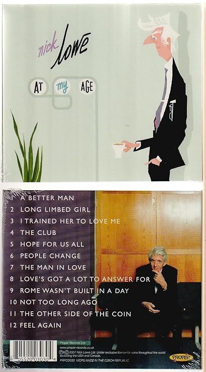 Nick Lowe - At My Age Digipak CD