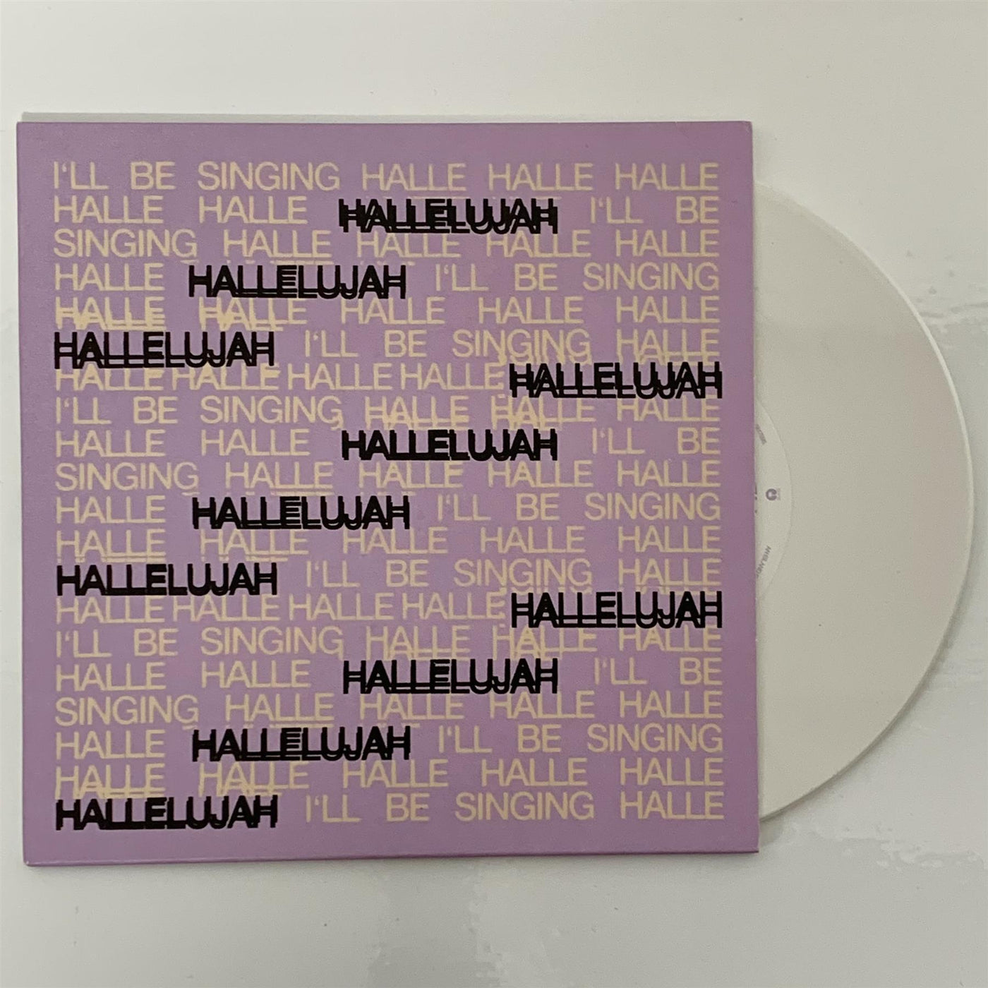 Oh Wonder - Hallelujah Limited Numbered White 7" Vinyl Single
