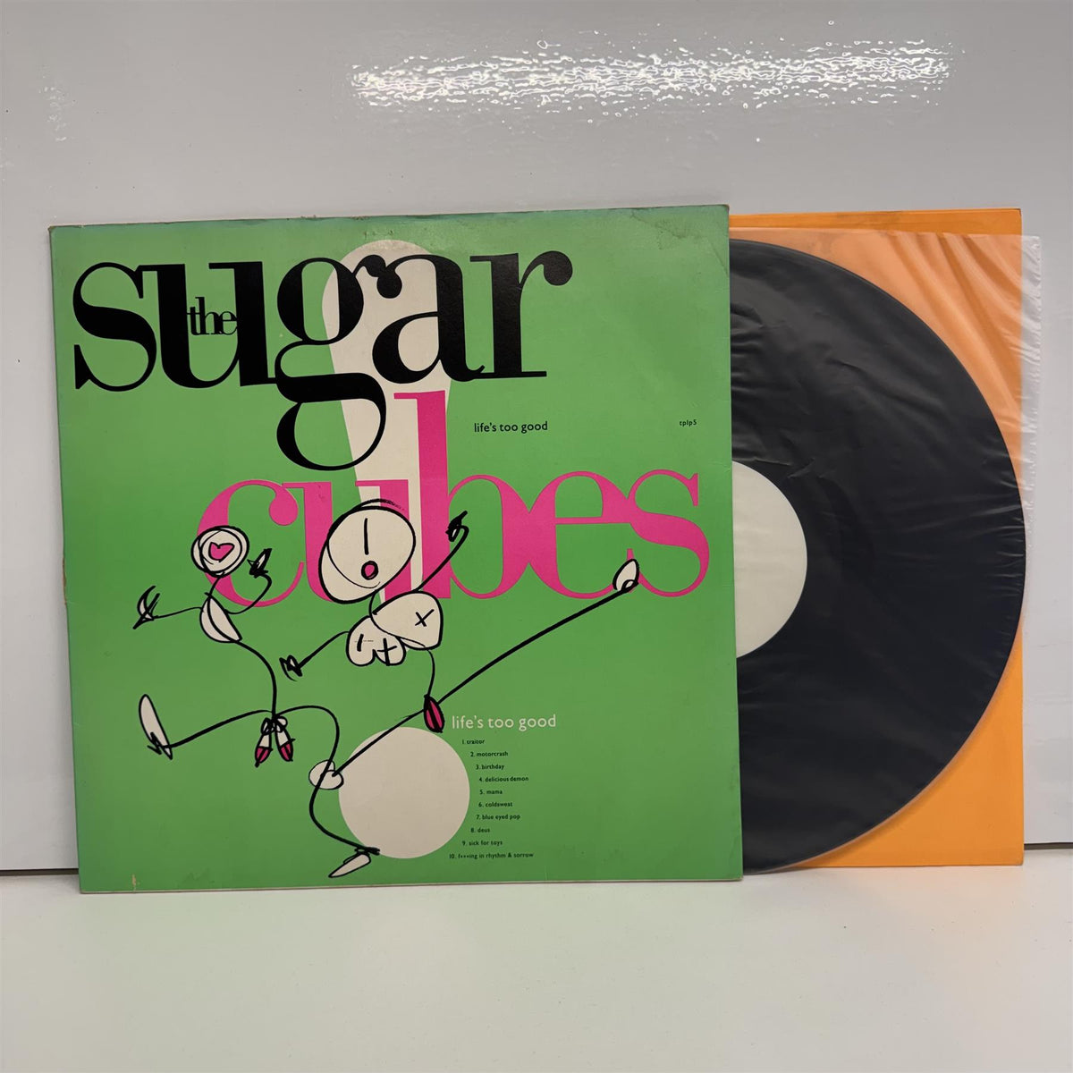 The Sugarcubes - Life's Too Good White Label Vinyl LP