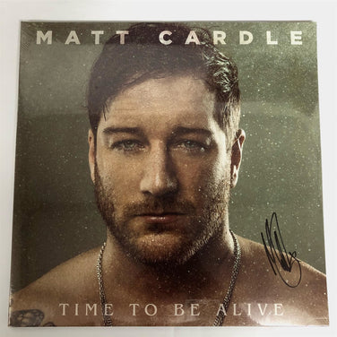 Matt Cardle - Time To Be Alive 2x Vinyl LP Signed
