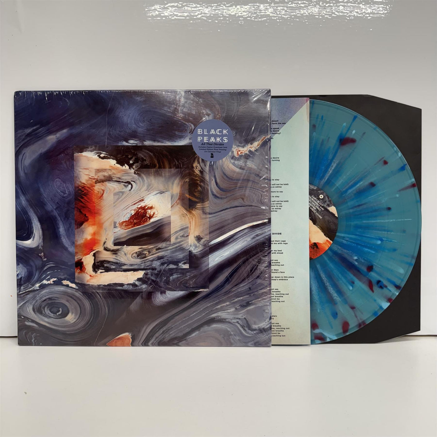 Black Peaks - All That Divides Limited Cyan Swirl Vinyl LP