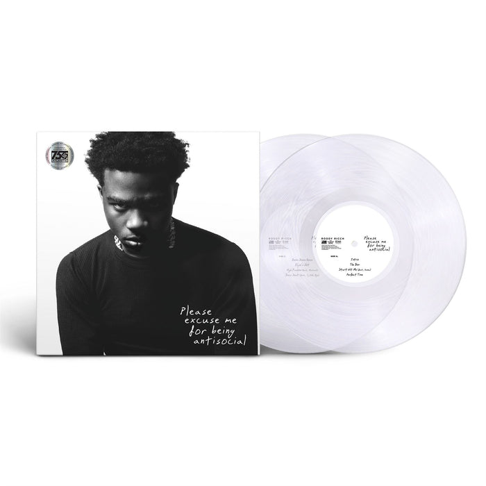 Roddy Ricch - Please Excuse Me For Being Antisocial Limited Edition 2x Crystal Clear Vinyl LP Reissue