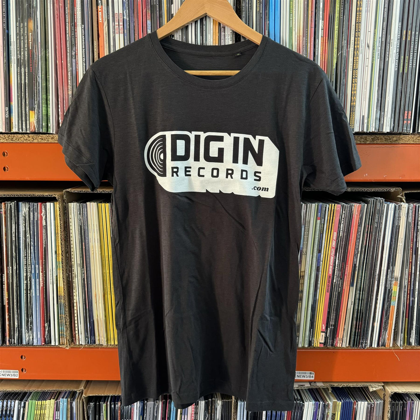 Dig In Records - Logo Black T-Shirt