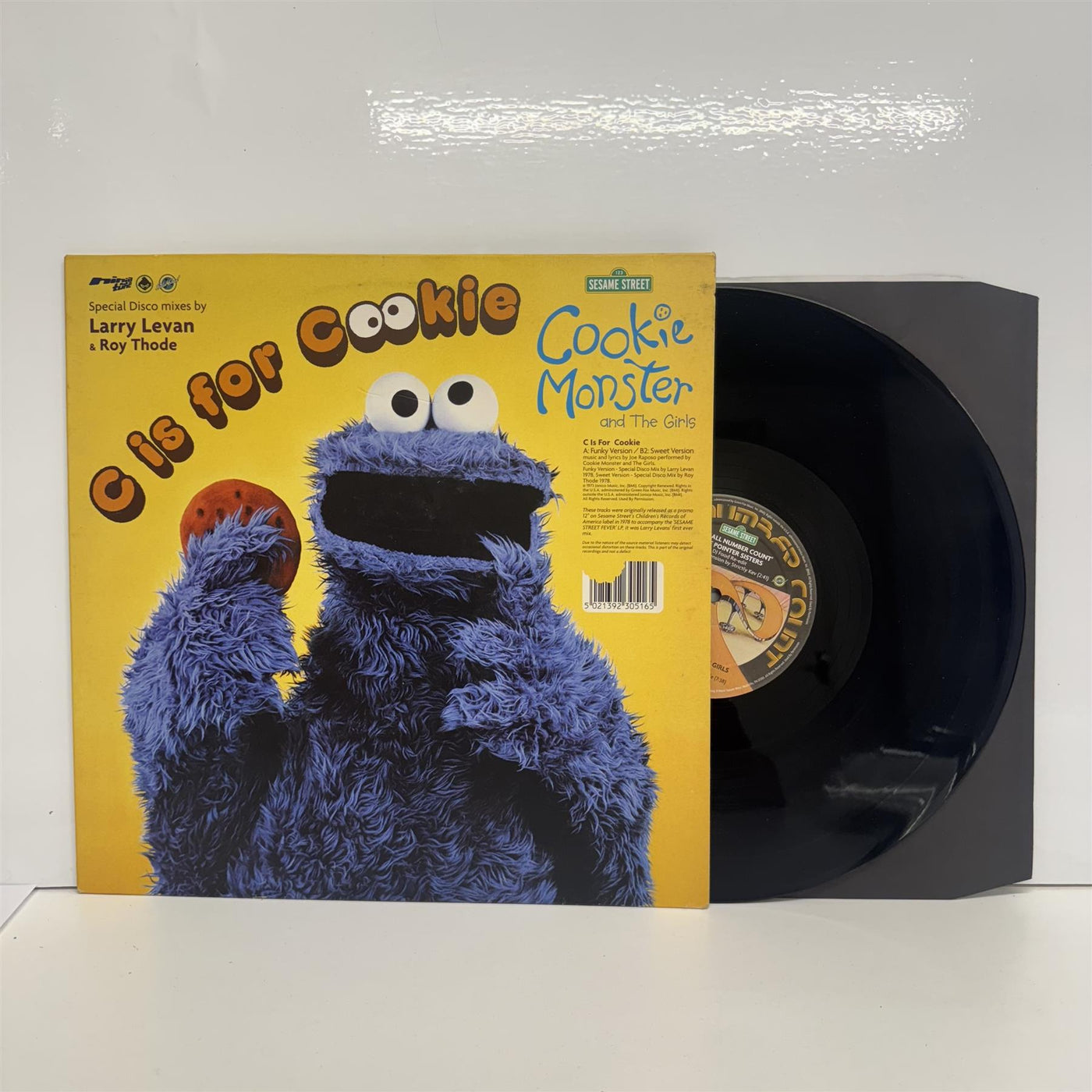 Cookie Monster And The Girls / The Pointer Sisters - C Is For Cookie / Pinball Number Count 12" Vinyl Single