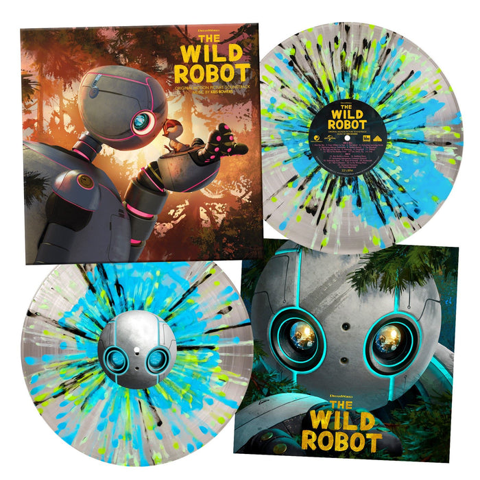 The Wild Robot - Kris Bowers 2x Crystal Clear With Blue Orb & Splatter Vinyl LP